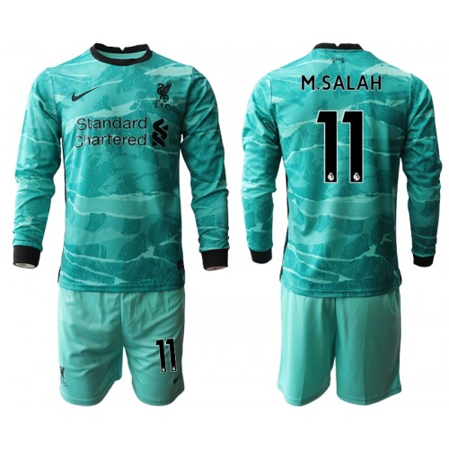 Liverpool Dres M.Salah 11 Dječji Gostujući 2020/21 Dugim Rukavima Liverpool Dres M.Salah 11 Dječji Gostujući 2020/21 Dugim Rukavima